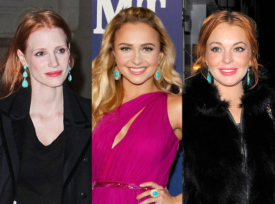 Lindsay Lohan, Jessica Chastain, Hayden Panettiere Lindsay Lohan, Jessica Chastain, Hayden Panettiere